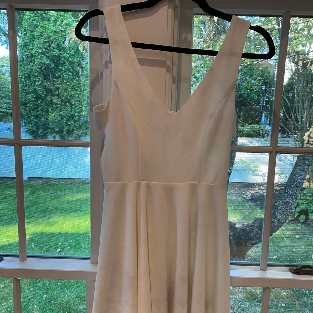 Pookie & Sebastian white mini dress - bachelorette